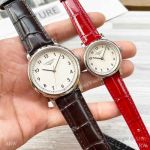 Copy Cheap Longines Master Quartz Watches Leather Strap